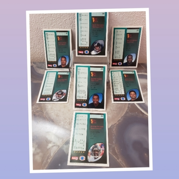 🏈Chargers set of 7 football trading cards🏈 - Picture 5 of 11